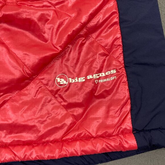 Big Agnes Lone Pine Vest Womens Medium Pink Blue Primaloft Insulated Lightweight - Picture 3 of 6